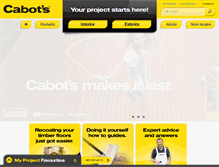 Tablet Screenshot of cabots.co.nz