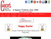 Tablet Screenshot of cabots.com